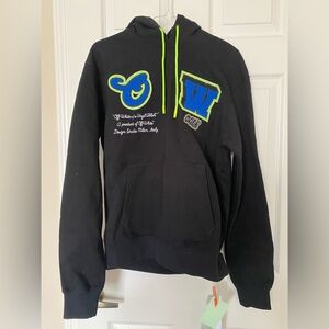 Off-White Patch Hoodie Size Medium
